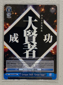 Unique Skill "Great Sage" - TSK/S70-E096 C - Weiss Schwarz That Time I Got Reincarnated as a Slime Vol.1