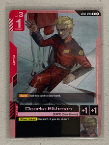 Dearka Elthman - GD01-095 C - Gundam Card Game GD01 Newtype Rising