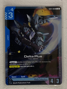 Delta Plus - GD01-006 R - Gundam Card Game GD01 Newtype Rising