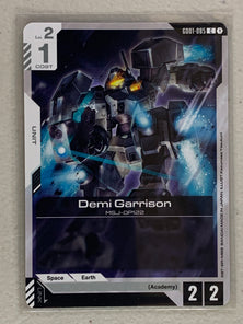 Demi Garrison - GD01-085 C - Gundam Card Game GD01 Newtype Rising