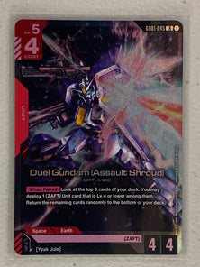 Duel Gundam (Assault Shroud) - GD01-045 LR - Gundam Card Game GD01 Newtype Rising