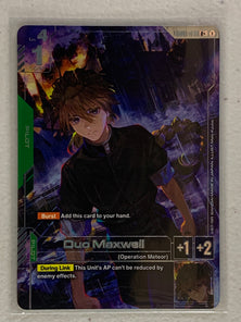 Duo Maxwell Alt Art - GD01-090 R+ - Gundam Card Game GD01 Newtype Rising