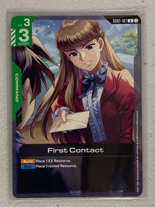 First Contact - GD01-107 U - Gundam Card Game GD01 Newtype Rising