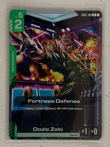 Fortress Defense - GD01-106 R - Gundam Card Game GD01 Newtype Rising
