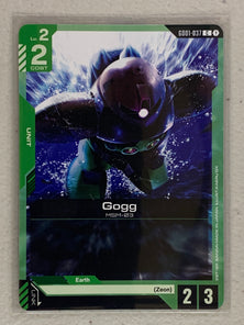 Gogg - GD01-037 C - Gundam Card Game GD01 Newtype Rising