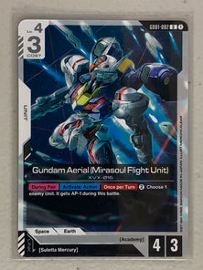 Gundam Aerial (Mirasoul Flight Unit) - GD01-082 U - Gundam Card Game GD01 Newtype Rising