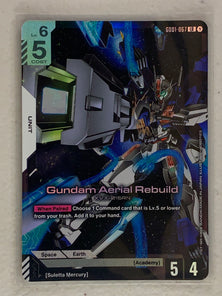 Gundam Aerial Rebuild - GD01-067 LR - Gundam Card Game GD01 Newtype Rising