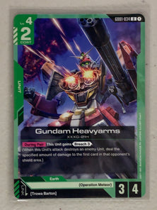 Gundam Heavyarms - GD01-034 U - Gundam Card Game GD01 Newtype Rising