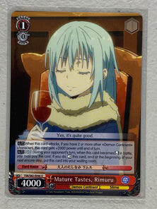 Mature Tastes, Rimuru - TSK/S82-E046 U - Weiss Schwarz That Time I Got Reincarnated as a Slime Vol.2
