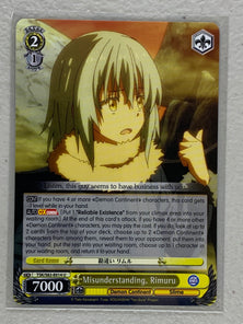 Misunderstanding, Rimuru - TSK/S82-E014 U - Weiss Schwarz That Time I Got Reincarnated as a Slime Vol.2