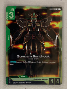 Gundam Sandrock - GD01-028 R - Gundam Card Game GD01 Newtype Rising