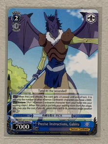Precise Instructions, Gabiru - TSK/S82-E093 C - Weiss Schwarz That Time I Got Reincarnated as a Slime Vol.2