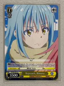 Reproach, Rimuru - TSK/S82-E013 U - Weiss Schwarz That Time I Got Reincarnated as a Slime Vol.2