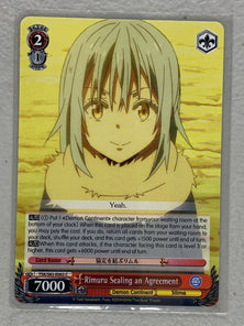 Rimuru Sealing an Agreement - TSK/S82-E062 C - Weiss Schwarz That Time I Got Reincarnated as a Slime Vol.2