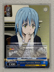 Solemn Expression, Rimuru - TSK/S82-E079 U - Weiss Schwarz That Time I Got Reincarnated as a Slime Vol.2