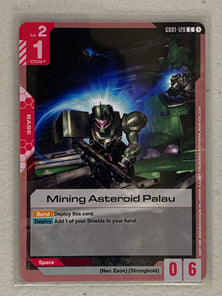 Mining Asteroid Palau - GD01-128 C - Gundam Card Game GD01 Newtype Rising