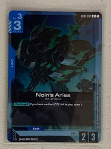 Noin's Aries - GD01-007 R - Gundam Card Game GD01 Newtype Rising