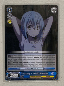 Taking a Break, Rimuru - TSK/S82-E082 U - Weiss Schwarz That Time I Got Reincarnated as a Slime Vol.2