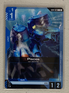 Pisces - GD01-021 C - Gundam Card Game GD01 Newtype Rising