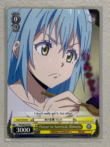 Threat to Survival, Rimuru - TSK/S82-E018 C - Weiss Schwarz That Time I Got Reincarnated as a Slime Vol.2