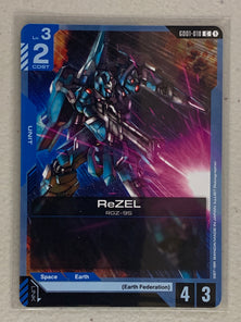 ReZEL - GD01-018 C - Gundam Card Game GD01 Newtype Rising