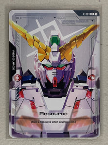 Resource - R-003 C - Gundam Card Game GD01 Newtype Rising