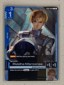Riddhe Marcenas - GD01-089 C - Gundam Card Game GD01 Newtype Rising