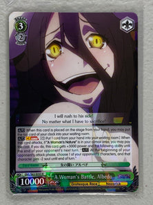 A Woman's Battle, Albedo - OVL/S62-E033 R - Weiss Schwarz Nazarick: Tomb of the Undead Vol.1