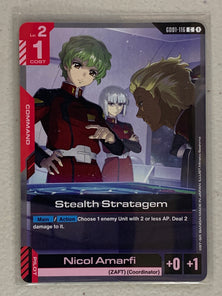 Stealth Stratagem - GD01-116 C - Gundam Card Game GD01 Newtype Rising