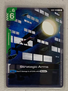 Strategic Arms - GD01-108 U - Gundam Card Game GD01 Newtype Rising
