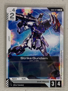 Strike Gundam - GD01-077 C - Gundam Card Game GD01 Newtype Rising