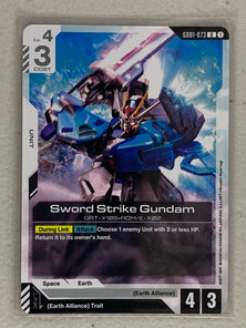 Sword Strike Gundam - GD01-073 U - Gundam Card Game GD01 Newtype Rising