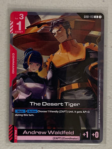 The Desert Tiger - GD01-113 U - Gundam Card Game GD01 Newtype Rising