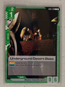 Underground Desert Base - GD01-126 C - Gundam Card Game GD01 Newtype Rising