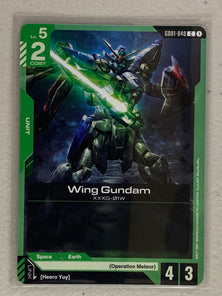 Wing Gundam - GD01-040 C - Gundam Card Game GD01 Newtype Rising