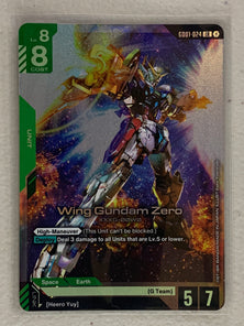 Wing Gundam Zero - GD01-024 LR - Gundam Card Game GD01 Newtype Rising