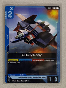 G-Sky Easy - GD01-014 C - Gundam Card Game GD01 Newtype Rising