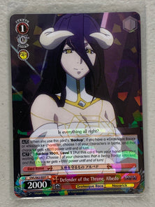 Defender of the Throne, Albedo - OVL/S62-E055 R - Weiss Schwarz Nazarick: Tomb of the Undead Vol.1