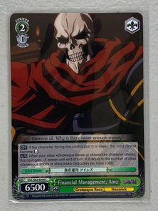 Financial Management, Ainz - OVL/S62-E044 C - Weiss Schwarz Nazarick: Tomb of the Undead Vol.1
