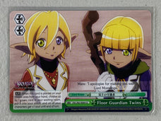 Floor Guardian Twins - OVL/S62-E050 CC - Weiss Schwarz Nazarick: Tomb of the Undead Vol.1