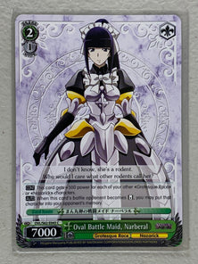 Oval Battle Maid, Narberal - OVL/S62-E045 C - Weiss Schwarz Nazarick: Tomb of the Undead Vol.1