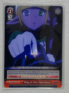 Ring of Ainz Ooal Gown - OVL/S62-TE18 TD - Weiss Schwarz Nazarick: Tomb of the Undead Vol.1