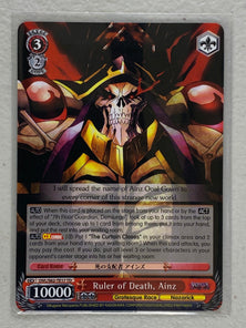 Ruler of Death, Ainz - OVL/S62-TE17 TD - Weiss Schwarz Nazarick: Tomb of the Undead Vol.1