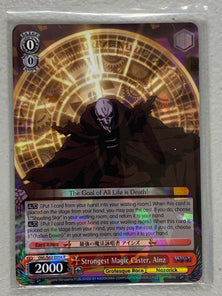 Strongest Magic Caster, Ainz - OVL/S62-E054 R - Weiss Schwarz Nazarick: Tomb of the Undead Vol.1
