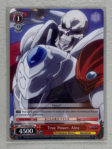 True Power, Ainz - OVL/S62-E067 C - Weiss Schwarz Nazarick: Tomb of the Undead Vol.1