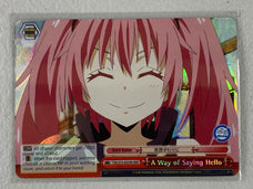 A Way of Saying Hello - TSK/S70-E059R RRR - Weiss Schwarz That Time I Got Reincarnated as a Slime Vol.1