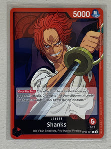 Shanks - OP09-001 L - One Piece Card Game Emperors in the New World OP-09