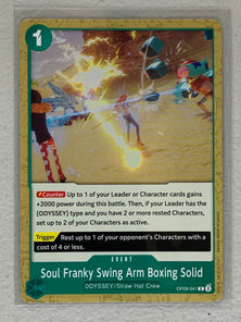 Soul Franky Swing Arm Boxing Solid - OP09-041 C - One Piece Card Game Emperors in the New World OP-09