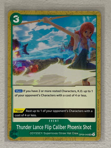 Thunder Lance Flip Caliber Phoenix Shot - OP09-040 UC - One Piece Card Game Emperors in the New World OP-09