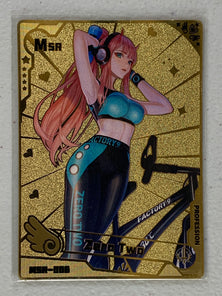 Zero Two NUMBERED 045/100 - MSR-006 - Metal PR Card